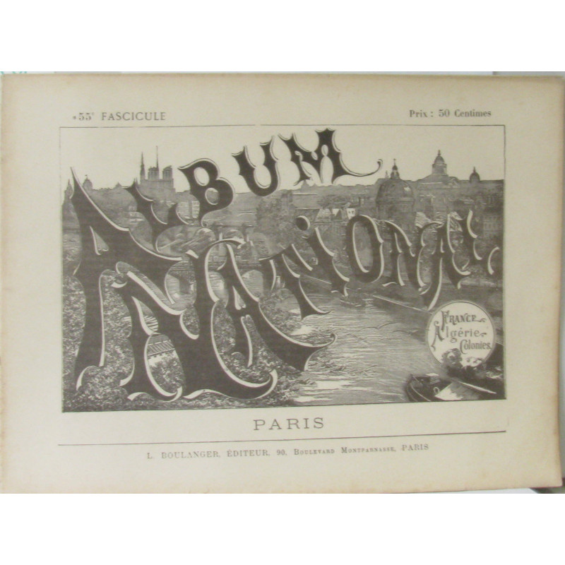 Album National France Algérie Colonnies (Fascicule n°55: Paris)