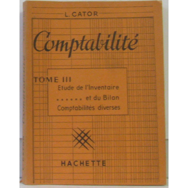 Comptabilité Tome III