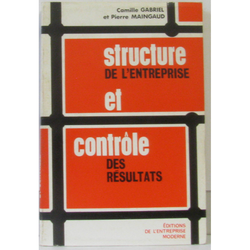 Structure de l'entreprise et contrôle des résultats