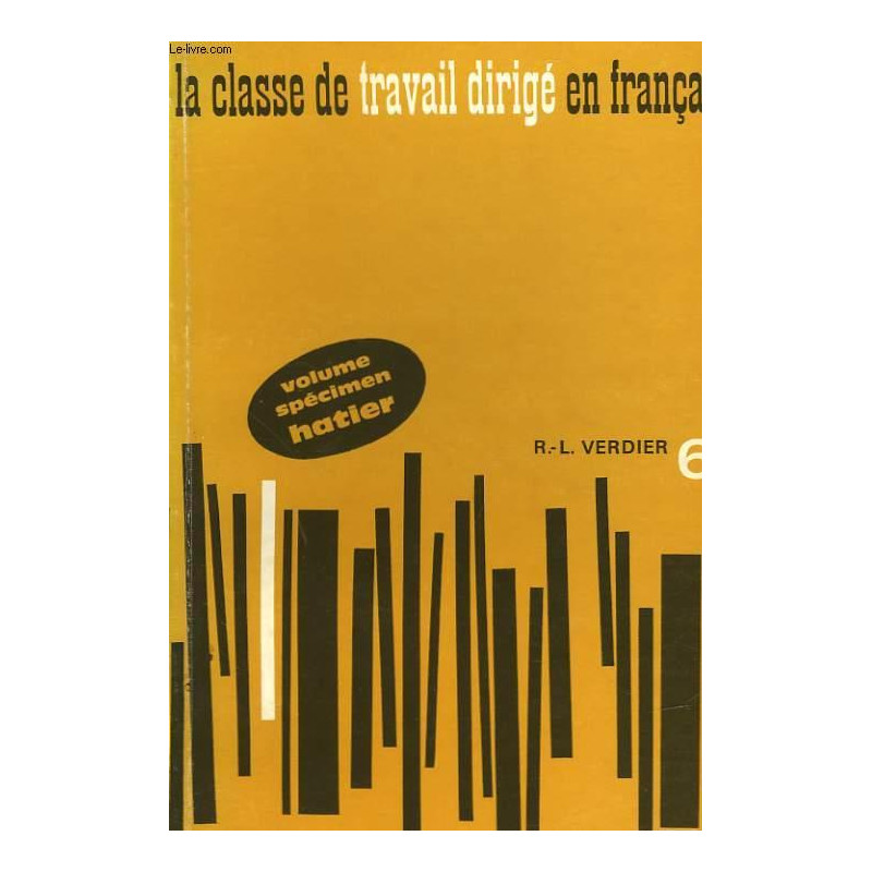 La classe de travail dirigé en français 6e