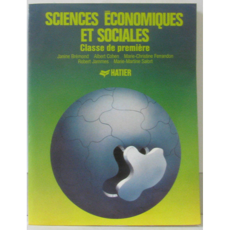 Sciences économiques et sociales classe de première