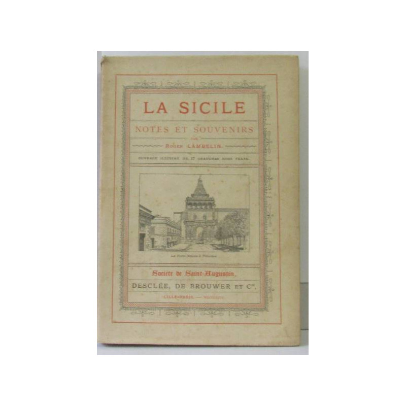 La Sicile notes et souvenirs