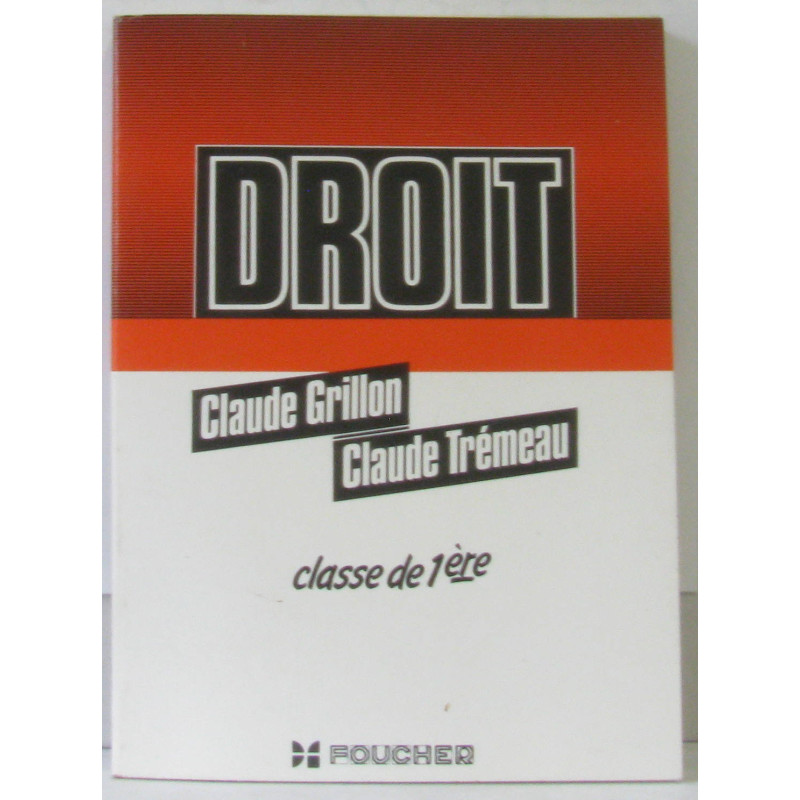 Droit classe de première