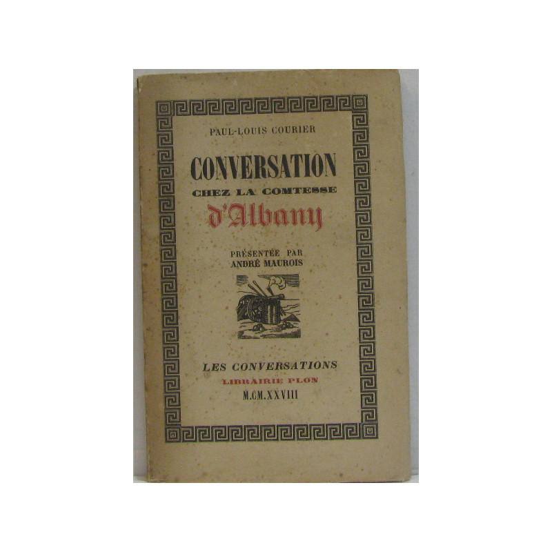 Conversation chez la comtesse d'Albany