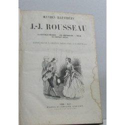 Oeuvres illustrées la nouvelle héloise - les confession - émile -...
