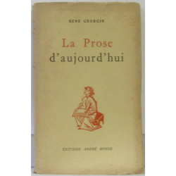La Prose d'aujourd'hui
