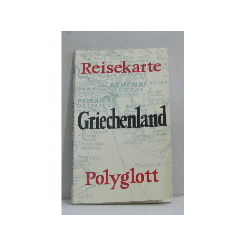 Reisekarte - griechenland