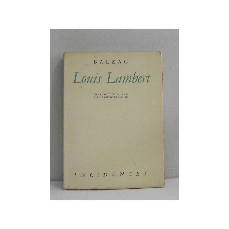 Louis lambert