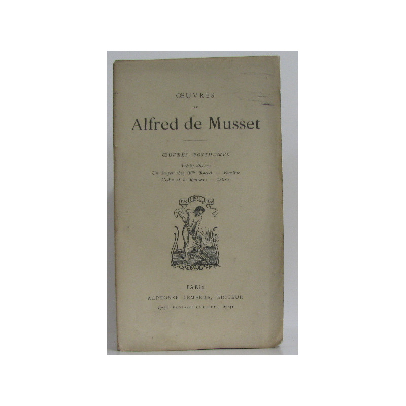 Oeuvres posthumes