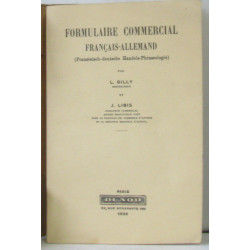 FORMULAIRE COMMERCIAL FRANCAIS-ALLEMAND (Französisch-deutsche...