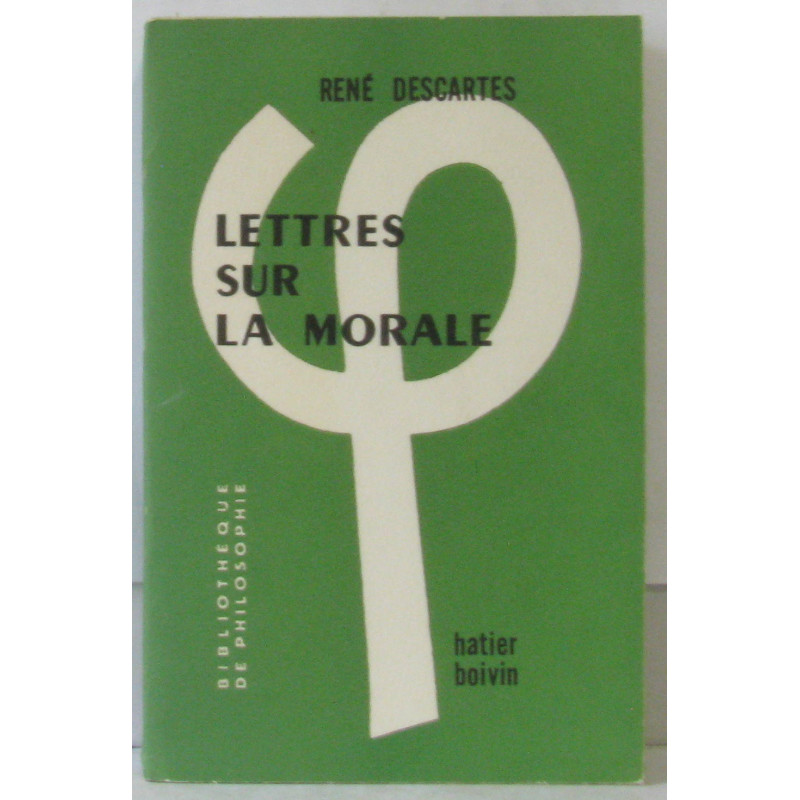 Lettres sur la morale