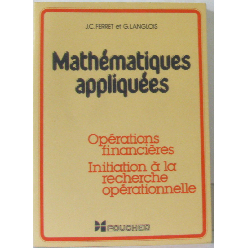 Mathématiques appliquées