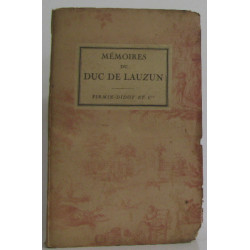 Mémoires du Duc de Lauzun