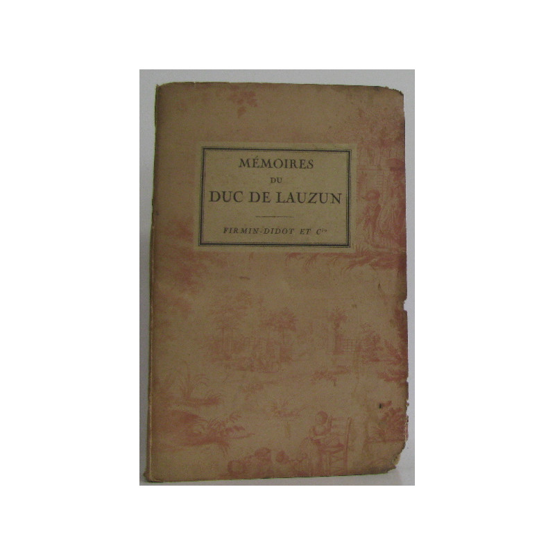 Mémoires du Duc de Lauzun