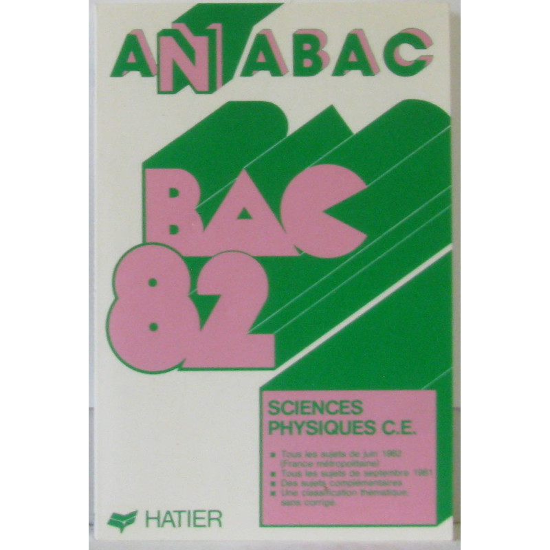 Anabac 82 sciences physiques