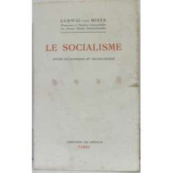 Le Socialisme étude économique et sociologique
