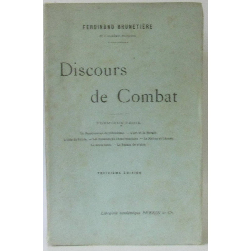 Discours de Combat