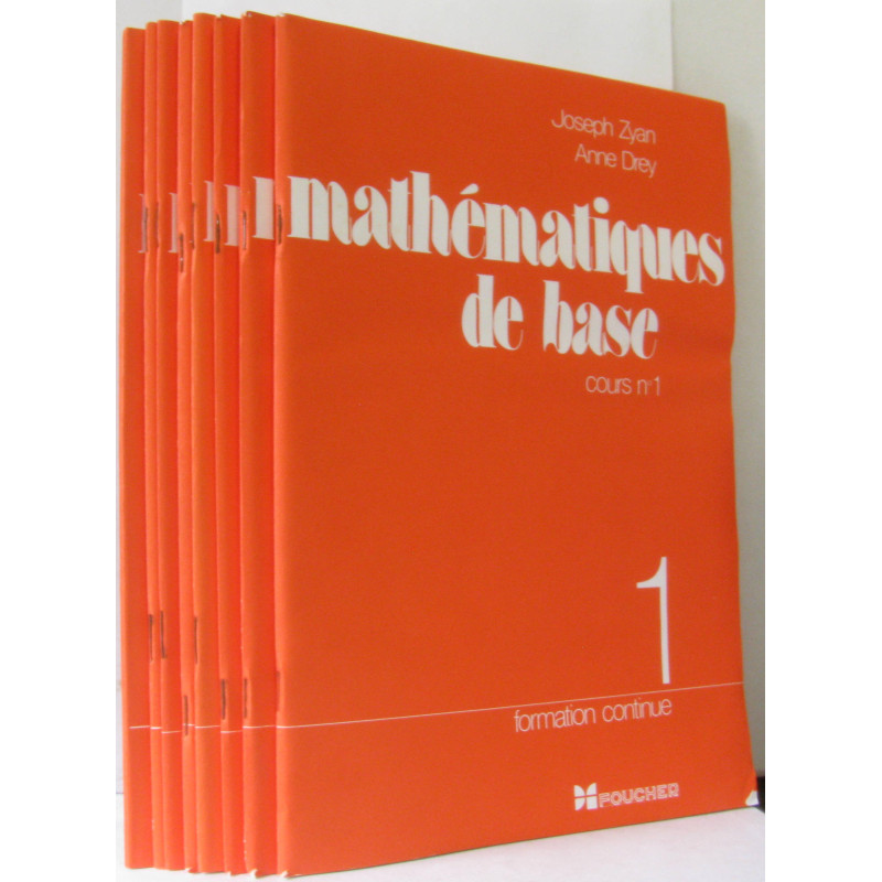 Mathématiques de base formation continue (8 livrets)