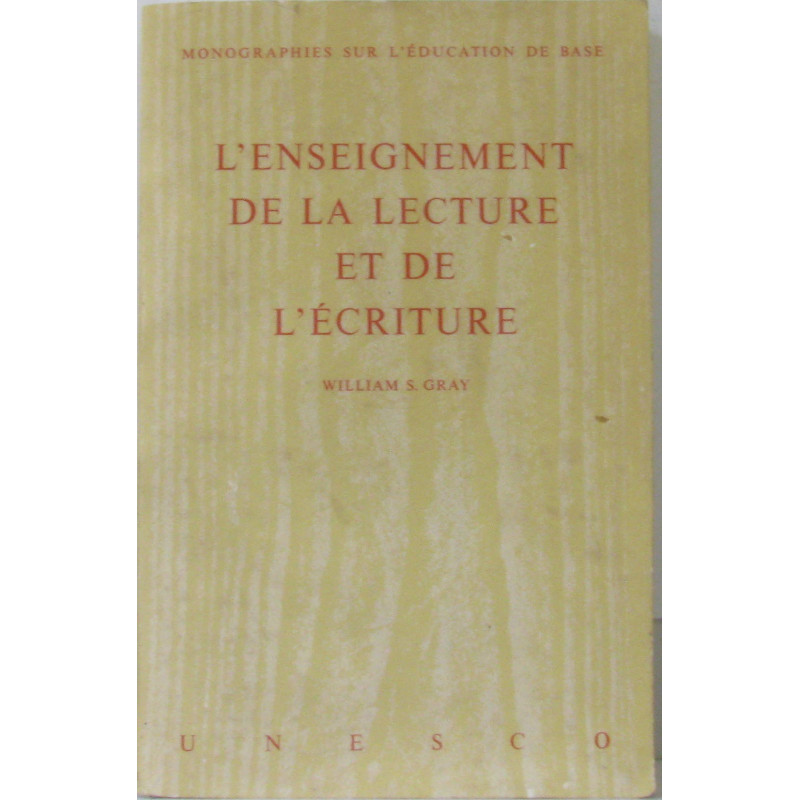 L'enseignement de la lecture et de l'écriture