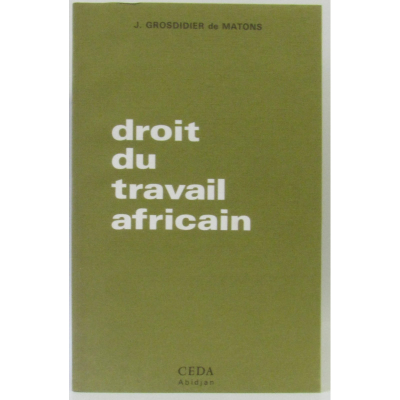 Droit du travail africain