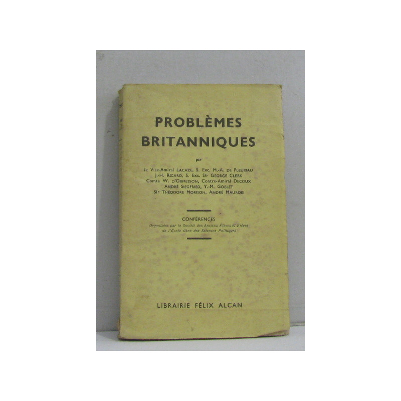 Problèmes britanniques