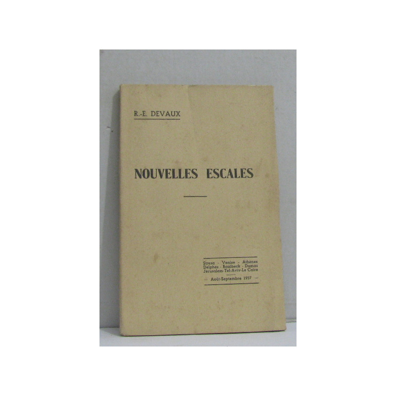 Nouvelles escales