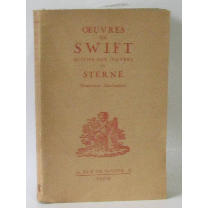 Les oeuvres de Swift suivies des oeuvres de Sterne