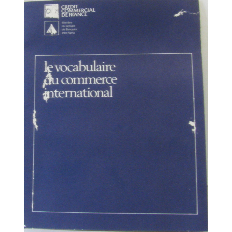 Le vocabulaire du commerce international
