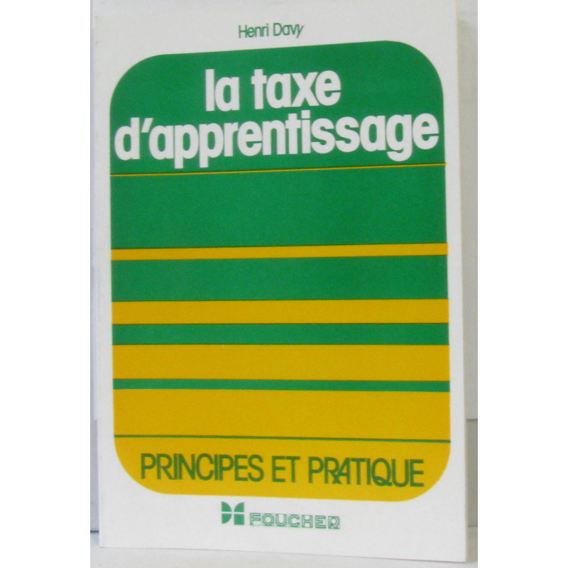La taxe d'apprentissage