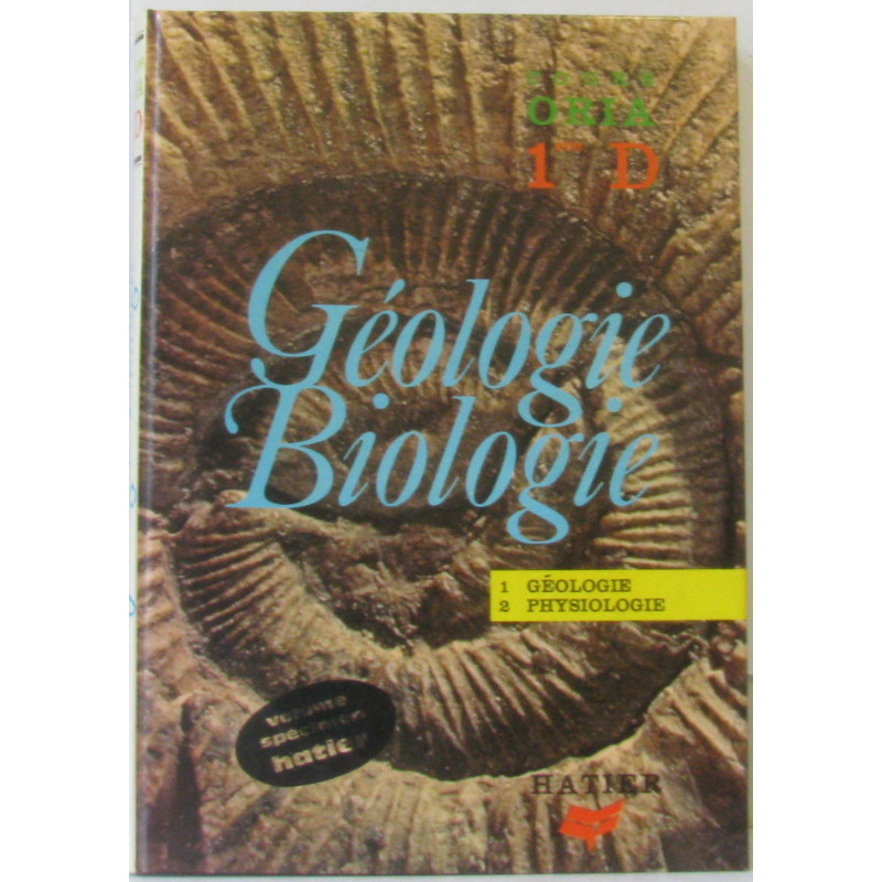 Géologie Biologie première D