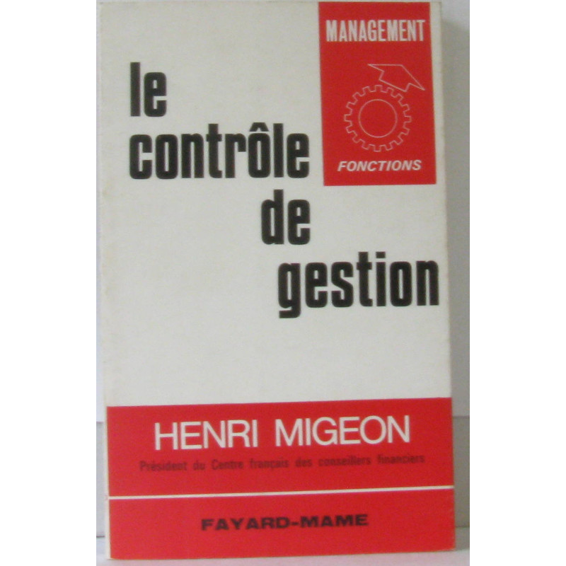 Le contrôle de gestion