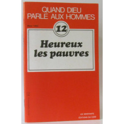 Quand dieu parle aux hommes n°Heureux les pauvres
