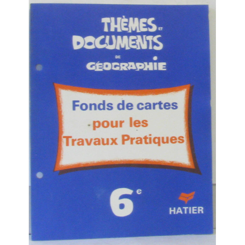 Thèmes et documents de géographie (fonds de cartes et travaux...