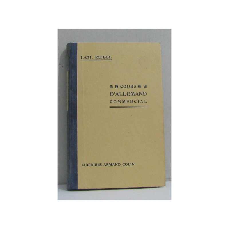 Cours d'allemand commercial