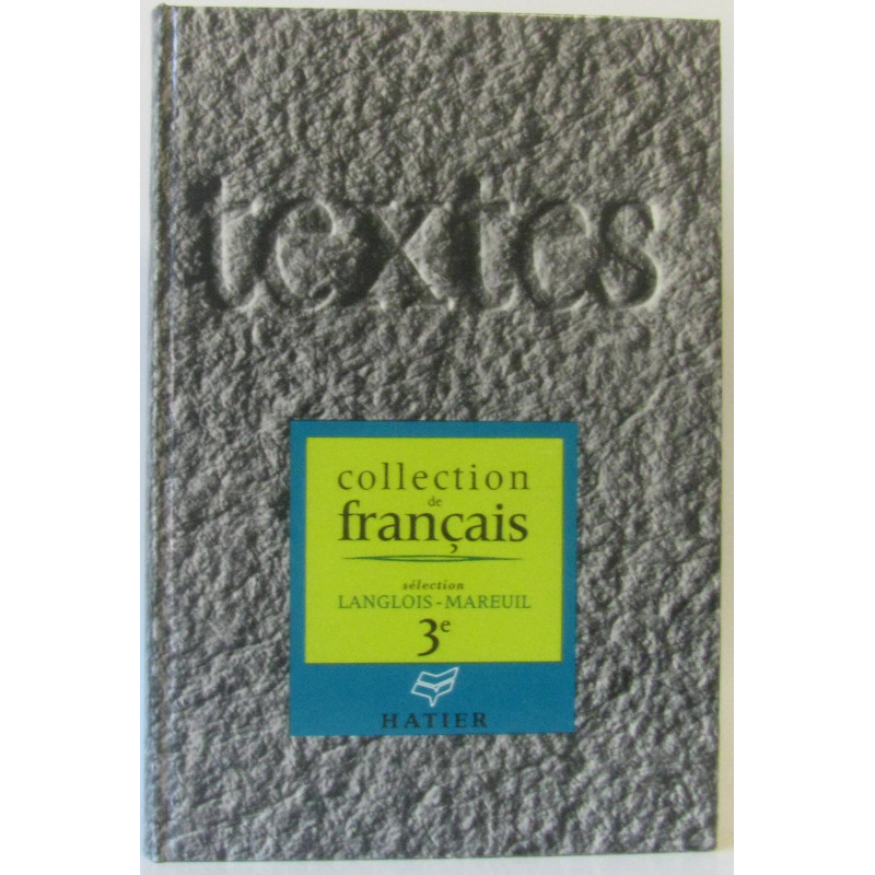 Textes sélection 3e