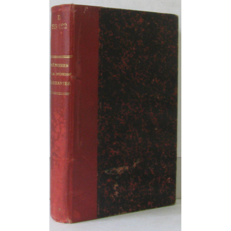 Mémoires de la duchesse d'Abrantès tome trois