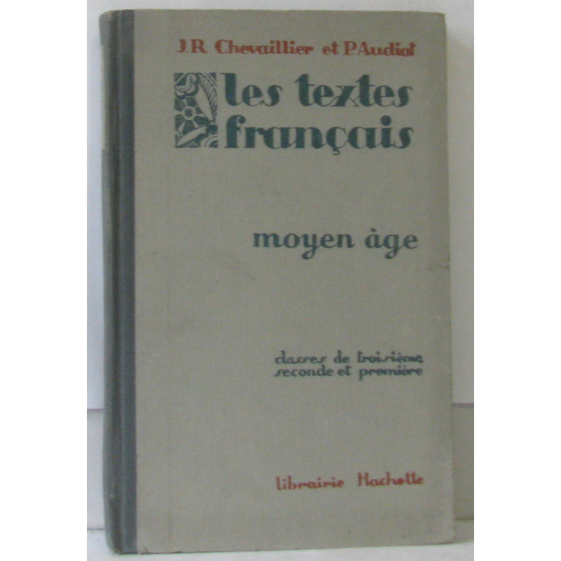 Les textes français moyen âge (classes de troisième seconde et...