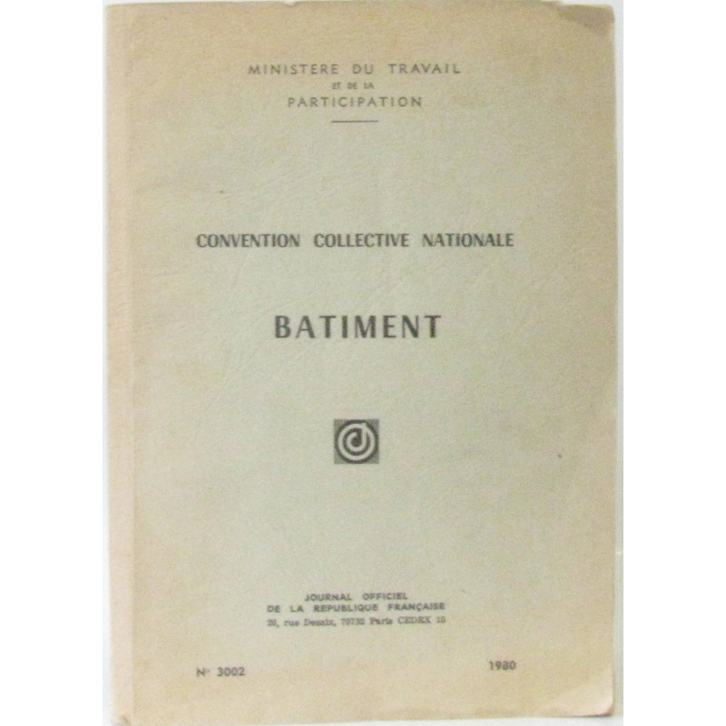 Convention collective nationale Bâtiment
