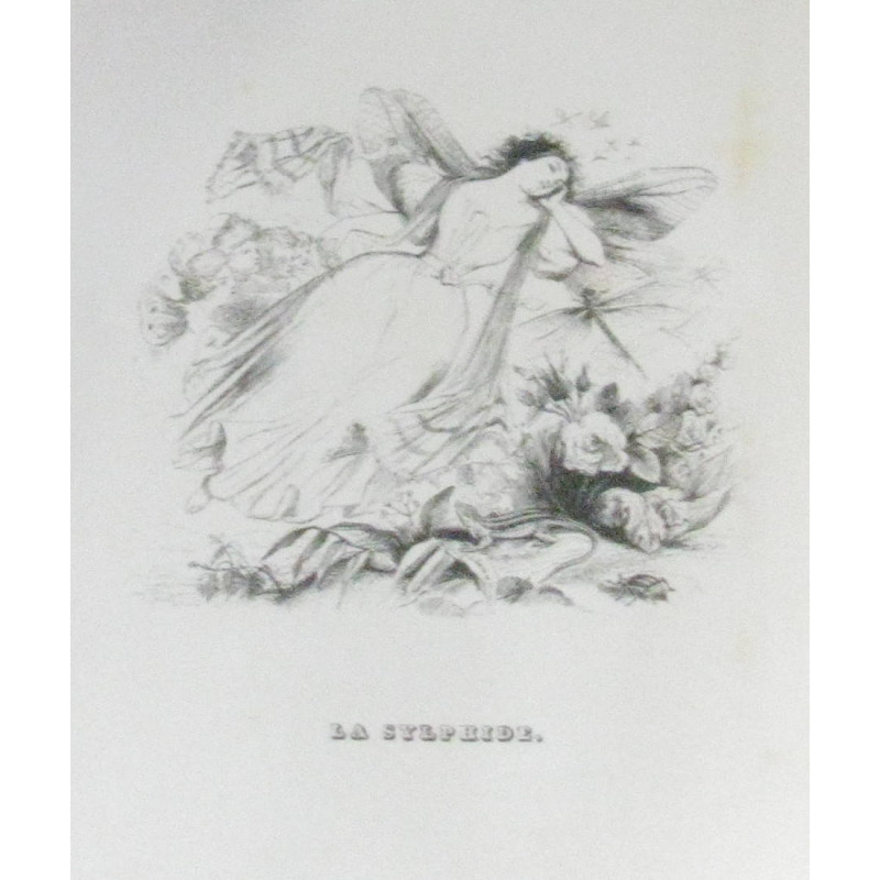 Oeuvres complètes de Béranger illustrée par Grandville