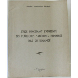 Etude concernant l'adhésivité des plaquettes sanguines humaines...