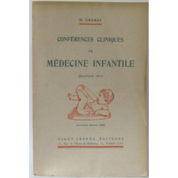 Conférences cliniques de Médecine infantile quatrième série