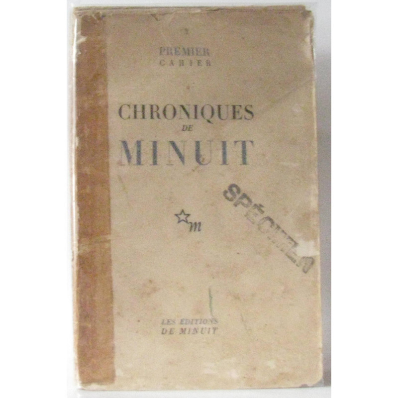 Chroniques de minuit premier cahier