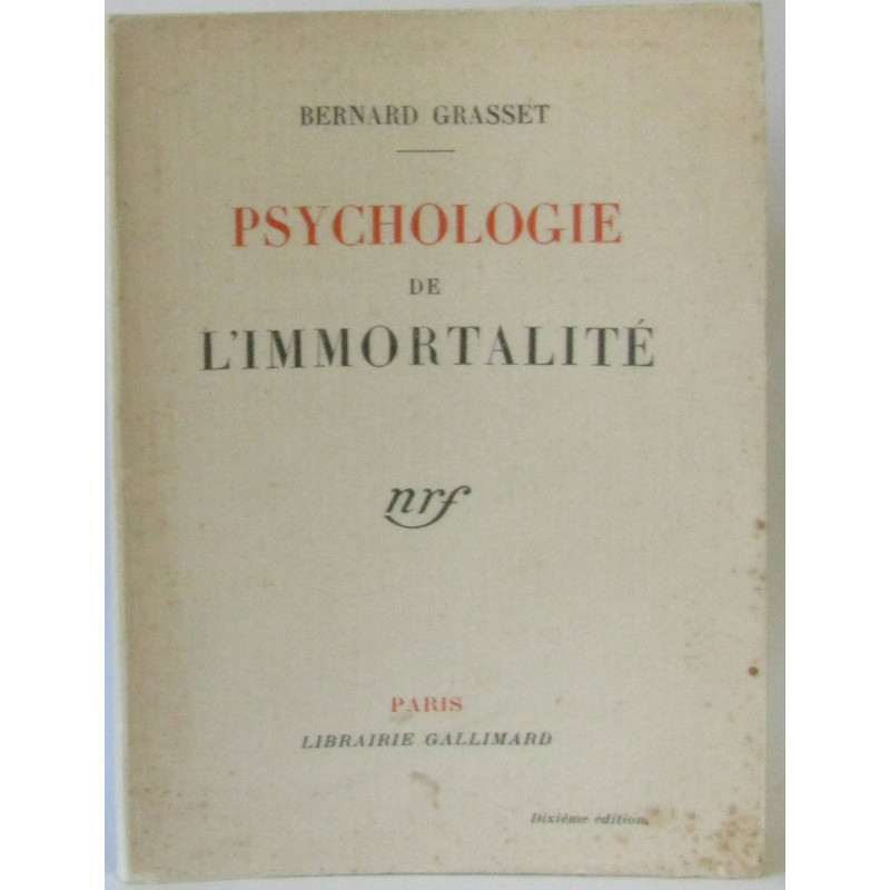 Psychologie de l'Immortalité