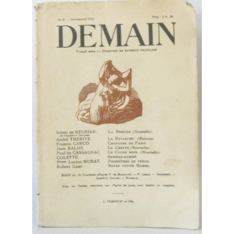 Demain N°8 novembre 1924