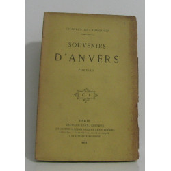 Souvenirs d'anvers poésies