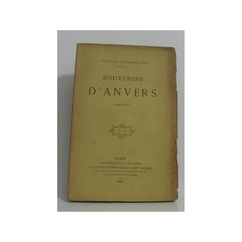 Souvenirs d'anvers poésies