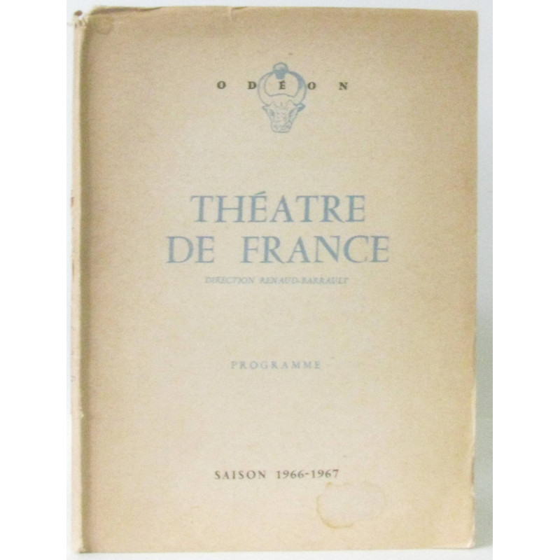 Théâtre de france programme saison 1966-1967 n°59 Flaubert