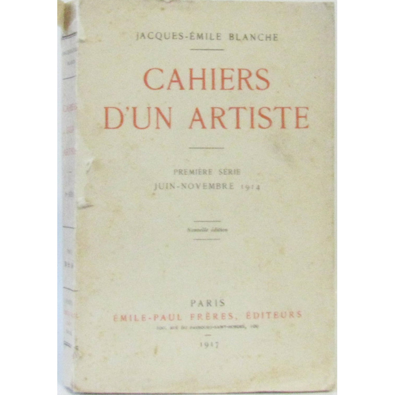 Cahiers d'un artiste