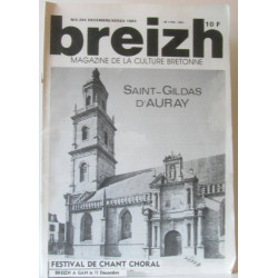 Breizh magazine de culture bretonne n°294 Saint Gildas d'Auray