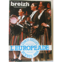 Breizh magazine de culture bretonne n°299 L'Européade rennes 1984